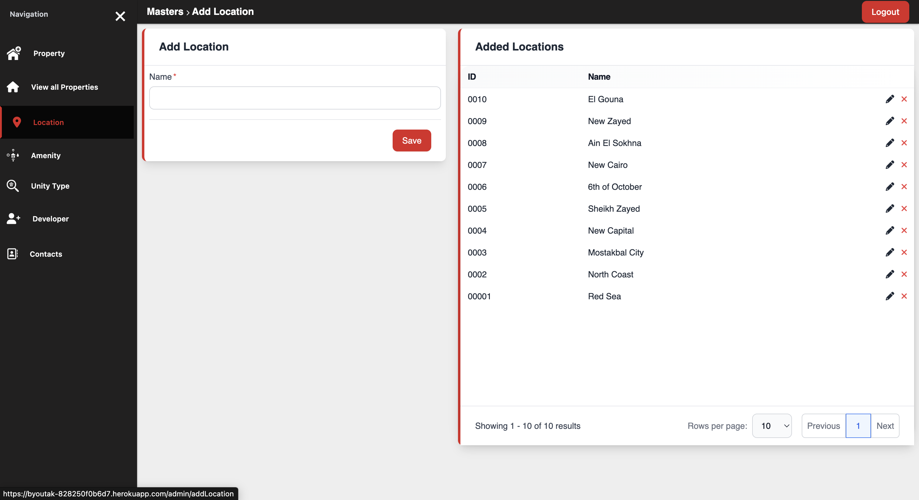 Location Management